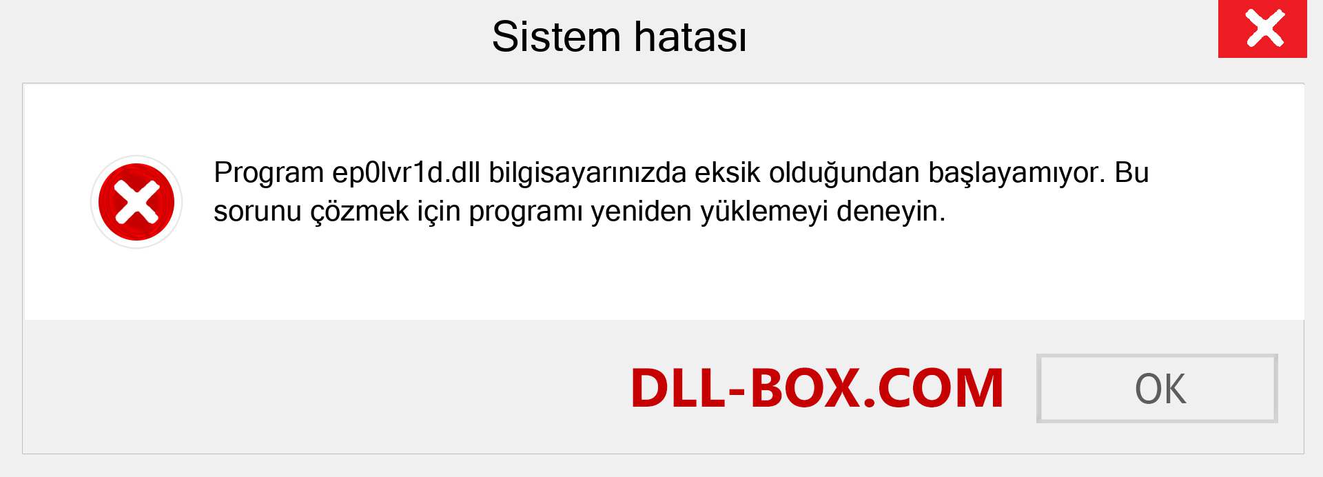 ep0lvr1d.dll dosyası eksik mi? Windows 7, 8, 10 için İndirin - Windows'ta ep0lvr1d dll Eksik Hatasını Düzeltin, fotoğraflar, resimler